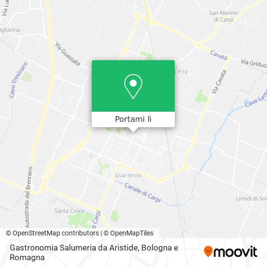 Mappa Gastronomia Salumeria da Aristide