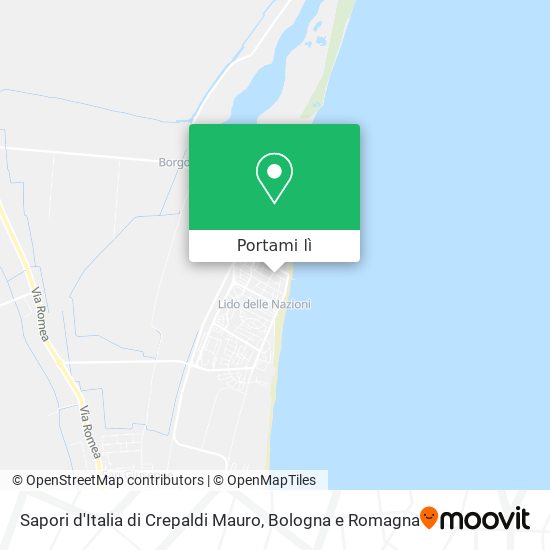 Mappa Sapori d'Italia di Crepaldi Mauro