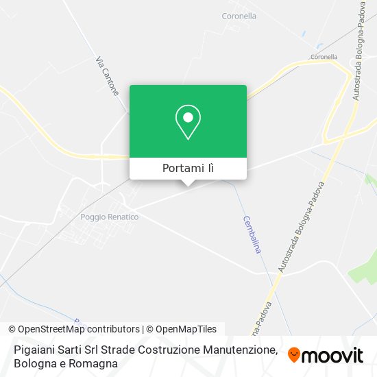 Mappa Pigaiani Sarti Srl Strade Costruzione Manutenzione