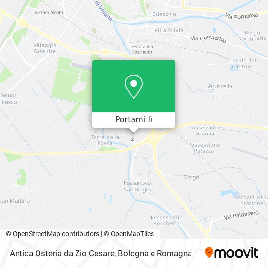 Mappa Antica Osteria da Zio Cesare