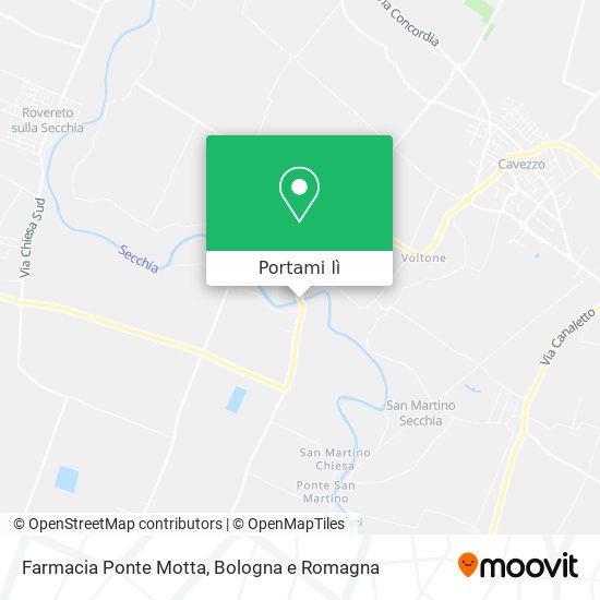 Mappa Farmacia Ponte Motta