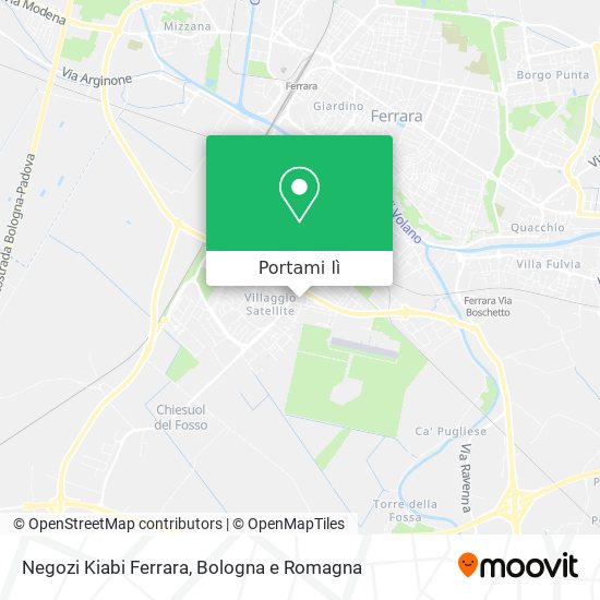 Mappa Negozi Kiabi Ferrara