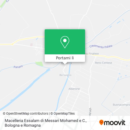 Mappa Macelleria Essalam di Messari Mohamed e C.