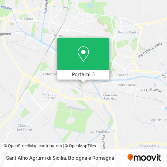 Mappa Sant Alfio Agrumi di Sicilia