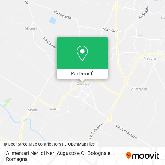 Mappa Alimentari Neri di Neri Augusto e C.