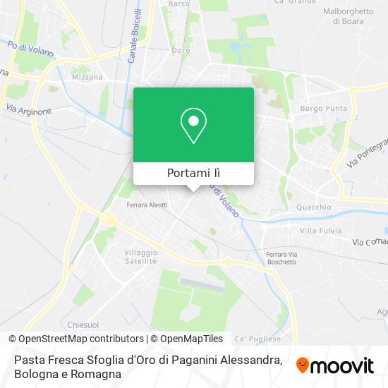 Mappa Pasta Fresca Sfoglia d'Oro di Paganini Alessandra