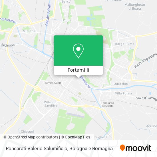 Mappa Roncarati Valerio Salumificio