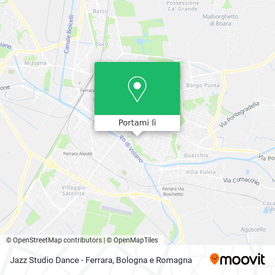 Mappa Jazz Studio Dance - Ferrara