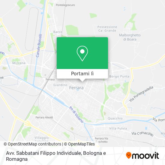 Mappa Avv. Sabbatani Filippo Individuale