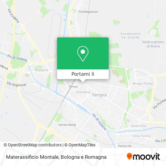 Mappa Materassificio Montale