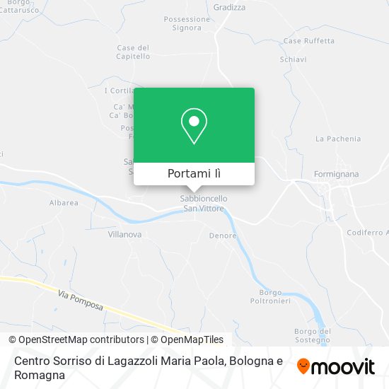 Mappa Centro Sorriso di Lagazzoli Maria Paola