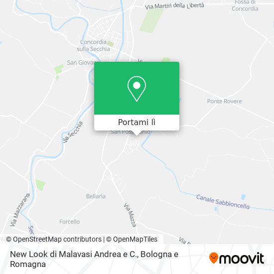 Mappa New Look di Malavasi Andrea e C.