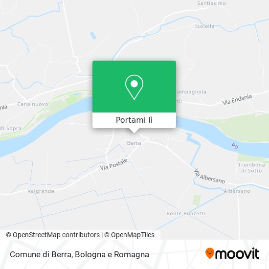 Mappa Comune di Berra