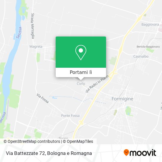 Mappa Via Battezzate  72