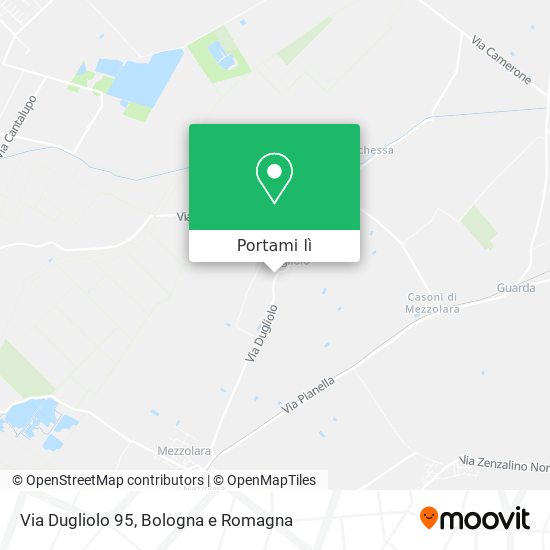 Mappa Via Dugliolo  95