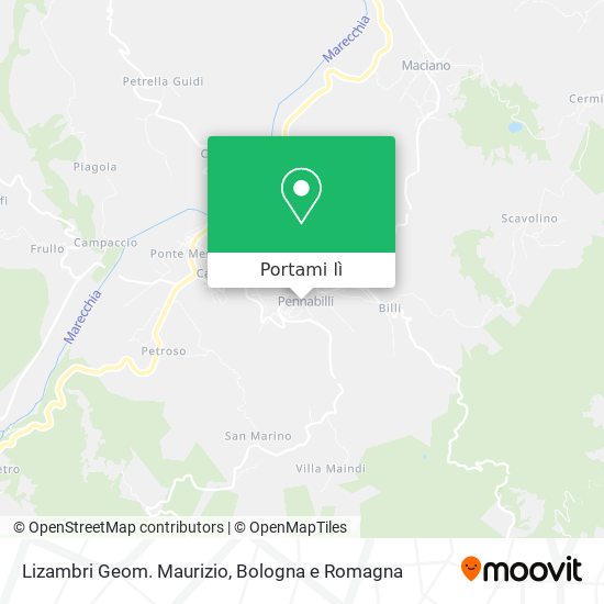 Mappa Lizambri Geom. Maurizio