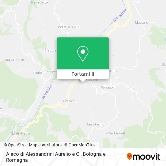 Mappa Aleco di Alessandrini Aurelio e C.