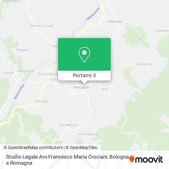 Mappa Studio Legale Avv.Francesco Maria Crociani