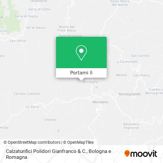 Mappa Calzaturifici Polidori Gianfranco & C.