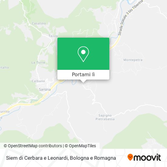 Mappa Siem di Cerbara e Leonardi