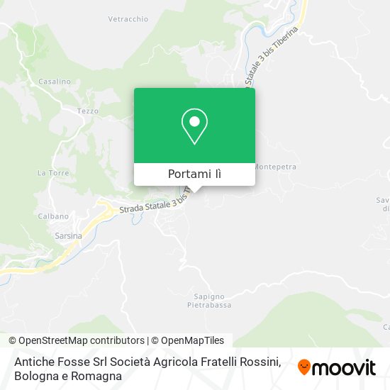 Mappa Antiche Fosse Srl Società Agricola Fratelli Rossini