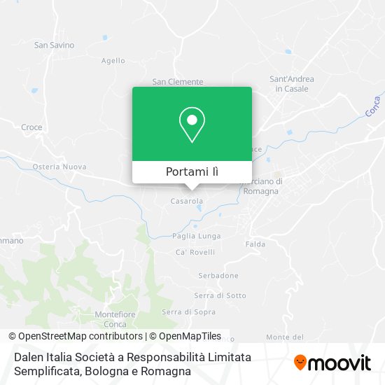 Mappa Dalen Italia Società a Responsabilità Limitata Semplificata