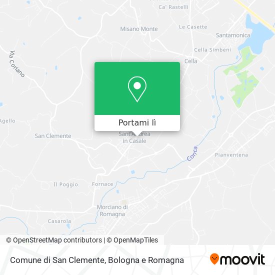 Mappa Comune di San Clemente