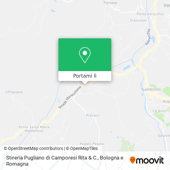 Mappa Stireria Pugliano di Camporesi Rita & C.