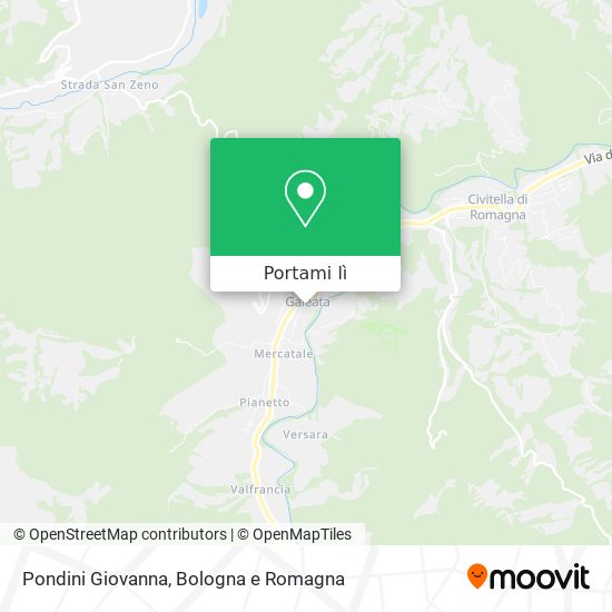 Mappa Pondini Giovanna