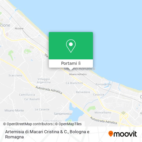 Mappa Artemisia di Macari Cristina & C.