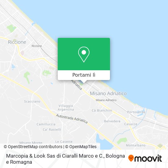 Mappa Marcopia & Look Sas di Ciaralli Marco e C.