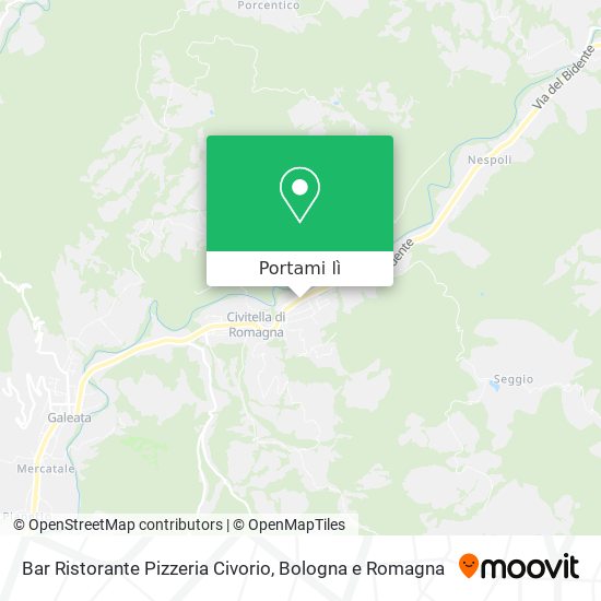 Mappa Bar Ristorante Pizzeria Civorio