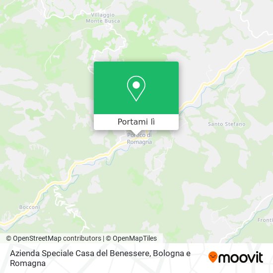 Mappa Azienda Speciale Casa del Benessere