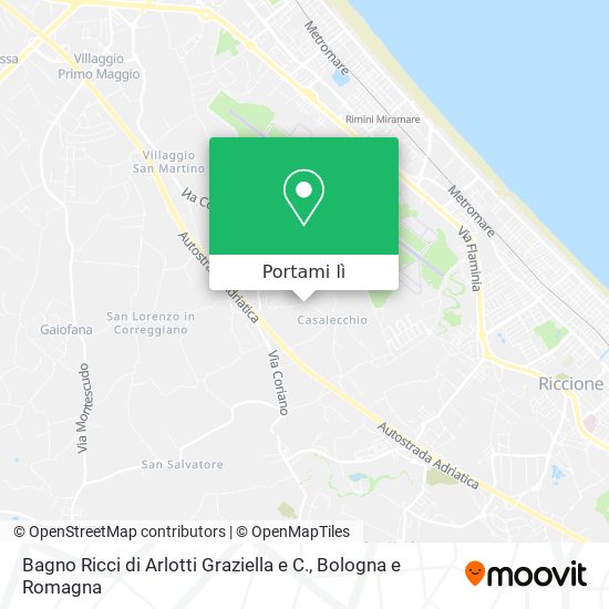 Mappa Bagno Ricci di Arlotti Graziella e C.