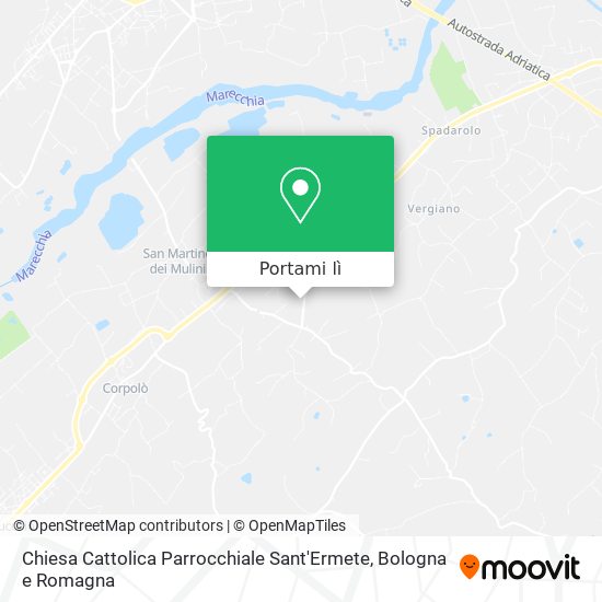 Mappa Chiesa Cattolica Parrocchiale Sant'Ermete