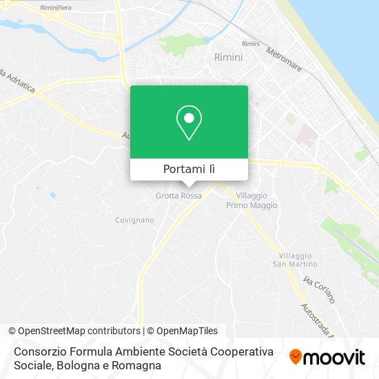 Mappa Consorzio Formula Ambiente Società Cooperativa Sociale