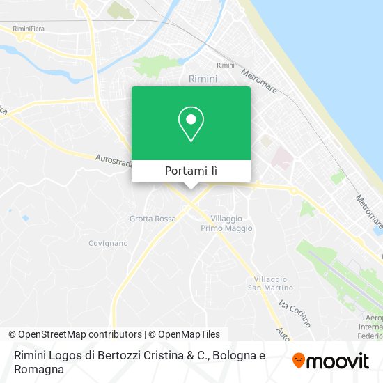 Mappa Rimini Logos di Bertozzi Cristina & C.