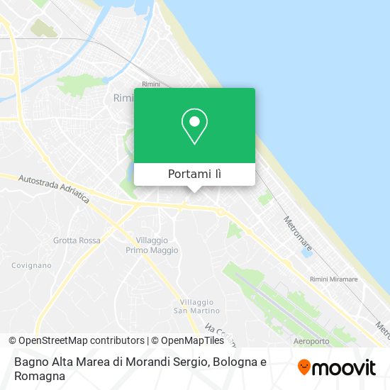 Mappa Bagno Alta Marea di Morandi Sergio