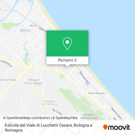 Mappa Edicola del Viale di Lucchetti Cesare