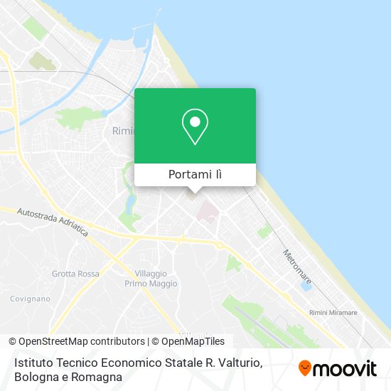 Mappa Istituto Tecnico Economico Statale R. Valturio