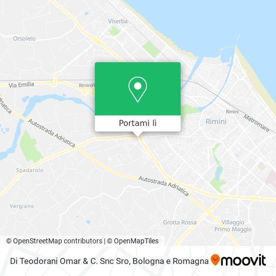 Mappa Di Teodorani Omar & C. Snc Sro