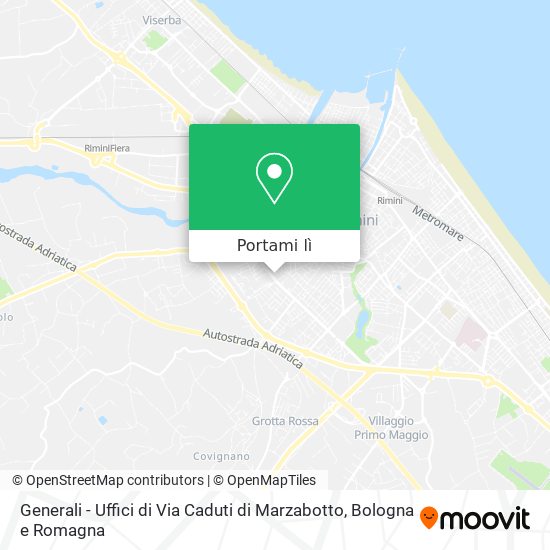Mappa Generali - Uffici di Via Caduti di Marzabotto