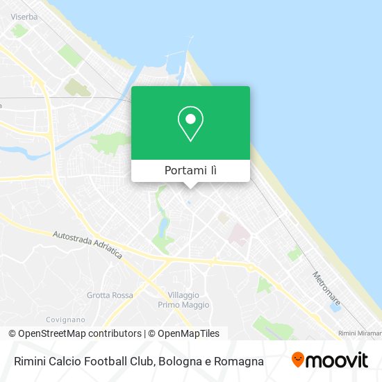 Mappa Rimini Calcio Football Club