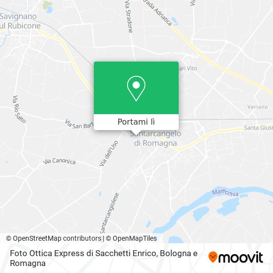 Mappa Foto Ottica Express di Sacchetti Enrico