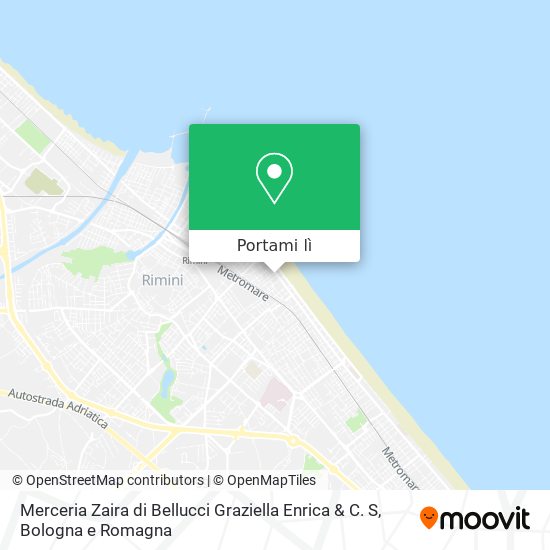 Mappa Merceria Zaira di Bellucci Graziella Enrica & C. S