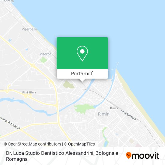 Mappa Dr. Luca Studio Dentistico Alessandrini