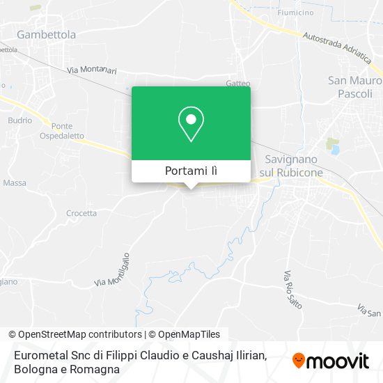 Mappa Eurometal Snc di Filippi Claudio e Caushaj Ilirian