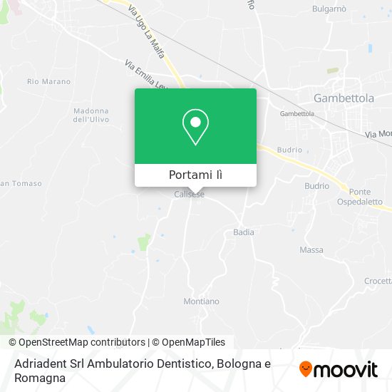 Mappa Adriadent Srl Ambulatorio Dentistico