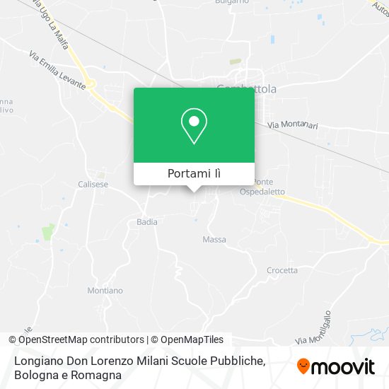 Mappa Longiano Don Lorenzo Milani Scuole Pubbliche