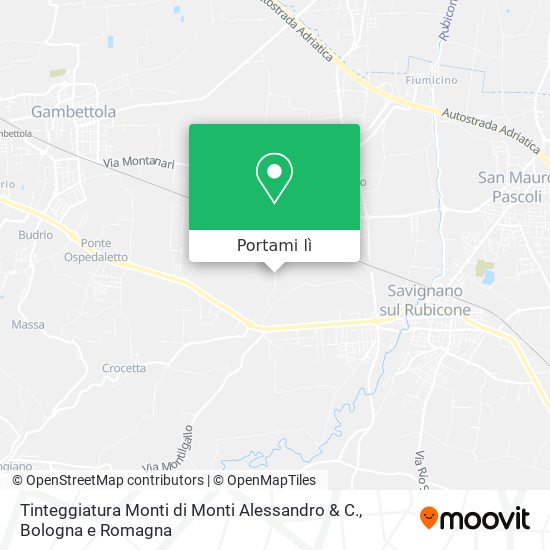 Mappa Tinteggiatura Monti di Monti Alessandro & C.